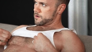 DrillMyHole - Brown hair Collin Simpson face fuck handjob