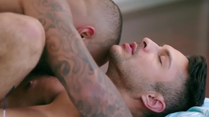 NoirMale - Ebony Seth Santoro enjoying huge cock Remy Cruze