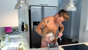 Falcon Studios - Uncut cock Josh Moore masturbating