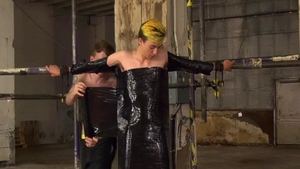 Boynapped.com: Shaved & short haired Leo Ocean bondage