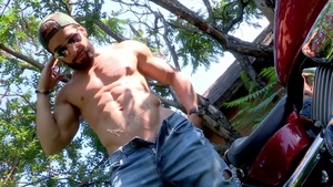 Maskurbate - Hottest biker goes for rough fucking