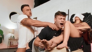 Str8 To Gay: Ryan Bailey creampie indoor