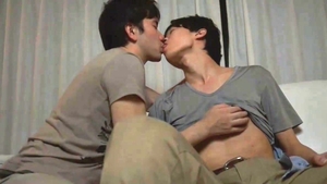 GayAsianNetwork: Super hot model gets a buzz out of cumshot