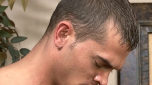 My Brother's Hot Friend: Tall Luke Milan throat fuck facial