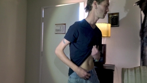 Horny Twink Gets Double Stuffed in a Tight Spot